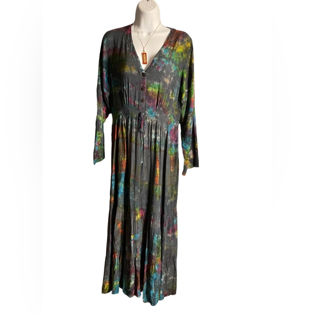 NWT. S/M. DRESS by Sacred Threads. CL/BL. 222684